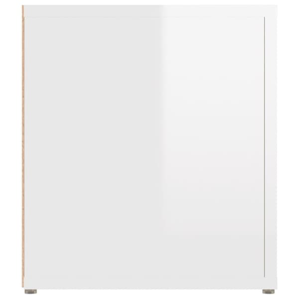 vidaXL TV-tasot 2 kpl korkeakiilto valk. 80x31,5x36 cm tekninen puu