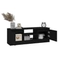 Miniatyrbillede 4 af 11: vidaXL tv-bord med låge 102x30x36 cm sort