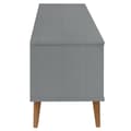 Miniatyrbillede 6 af 8: vidaXL tv-skab MOLDE 158x40x49 cm massivt fyrretræ grå