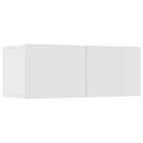 vidaXL tv-skabe 4 stk. 80x30x30 cm konstrueret træ hvid
