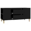 Miniatyrbillede 6 af 11: vidaXL tv-bord 102x44,5x50 cm konstrueret træ sort