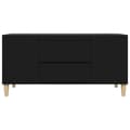 Miniatyrbillede 7 af 11: vidaXL tv-bord 102x44,5x50 cm konstrueret træ sort