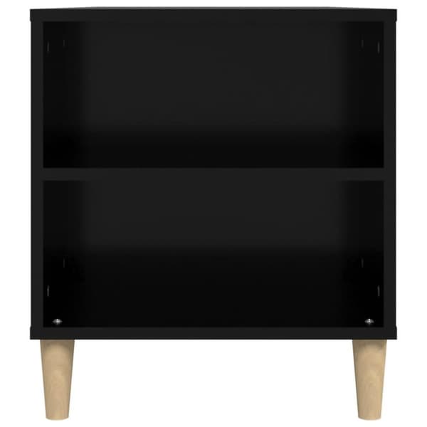vidaXL tv-bord 102x44,5x50 cm konstrueret træ sort