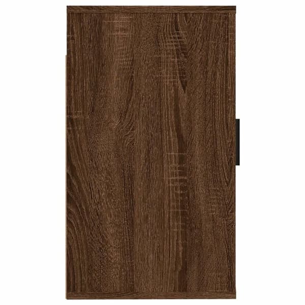 vidaXL Vegghengt TV-benk brun eik 40x34,5x60 cm