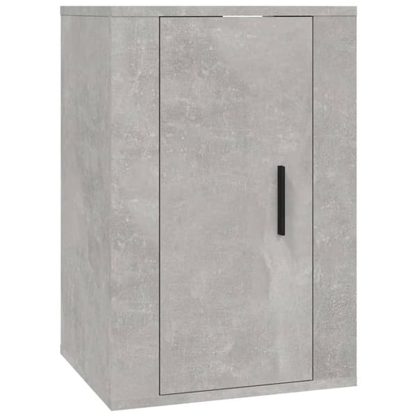 vidaXL Väggmonterat tv-bänk betonggrå 40x34,5x60 cm