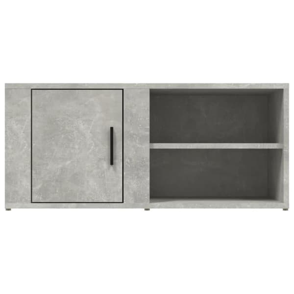 vidaXL TV-benker 2 stk betonggrå 80x31,5x36 cm konstruert tre