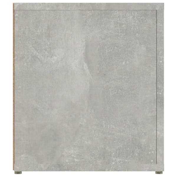 vidaXL TV-benker 2 stk betonggrå 80x31,5x36 cm konstruert tre