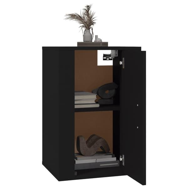 vidaXL Vegghengte TV-benker 2 stk svart 40x34,5x60 cm