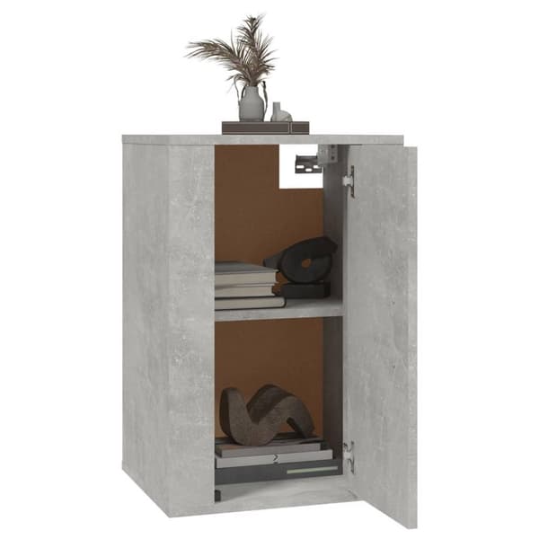 vidaXL Vegghengte TV-benker 2 stk betonggrå 40x34,5x60 cm