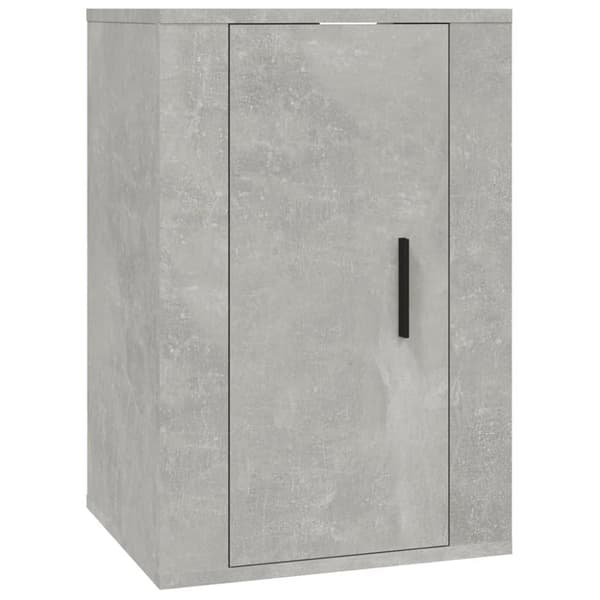 vidaXL Vegghengte TV-benker 2 stk betonggrå 40x34,5x60 cm