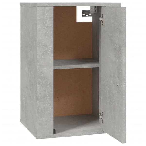 vidaXL Vegghengte TV-benker 2 stk betonggrå 40x34,5x60 cm