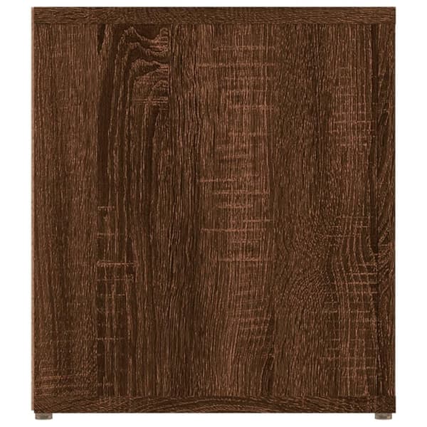 vidaXL Tv-bänk brun ek 80x31,5x36 cm konstruerat trä