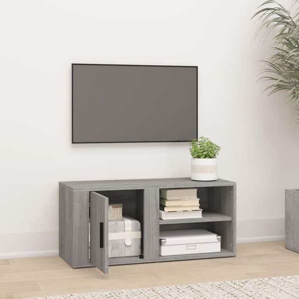 vidaXL TV-skåp grå sonoma 80x31,5x36 cm konstruerat trä