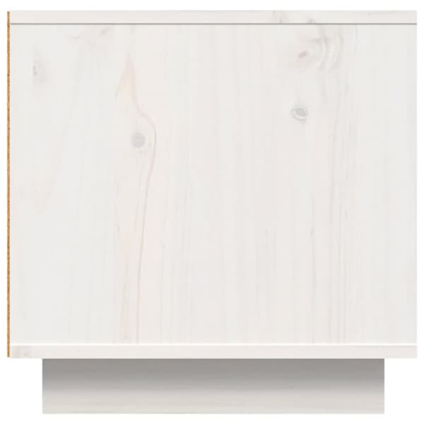 vidaXL TV-benk hvit 140x40x40 cm heltre furu