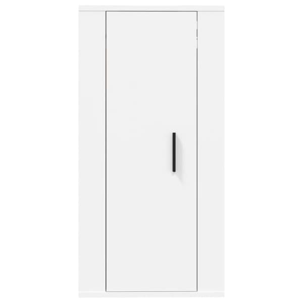 vidaXL Vegghengt TV-benk hvit 40x34,5x80 cm