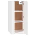 Miniatyrbilde 7 av 11: vidaXL Vegghengt TV-benk hvit 40x34,5x80 cm
