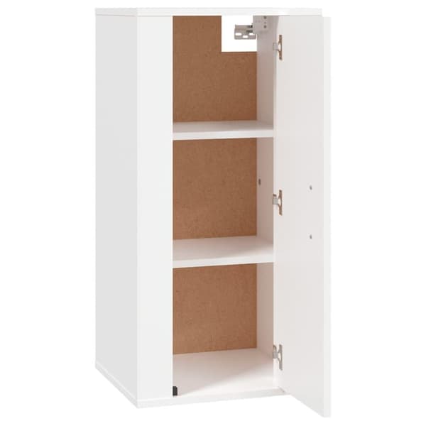 vidaXL Vegghengt TV-benk hvit 40x34,5x80 cm