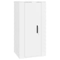 Miniatyrbilde 1 av 11: vidaXL Vegghengt TV-benk hvit 40x34,5x80 cm