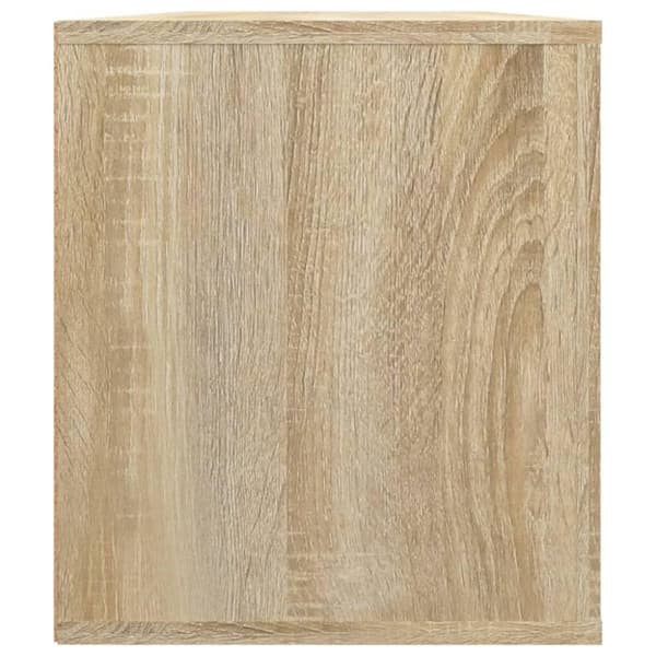 vidaXL TV-benk sonoma eik 100x35x40 cm konstruert tre