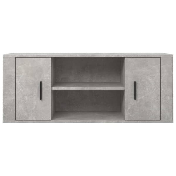 vidaXL Tv-bänk betonggrå 100x35x40 cm konstruerat trä