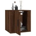 Miniatyrbilde 3 av 11: vidaXL Vegghengt TV-benk brun eik 40x34,5x40 cm