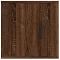 Miniatyrbilde 5 av 11: vidaXL Vegghengt TV-benk brun eik 40x34,5x40 cm