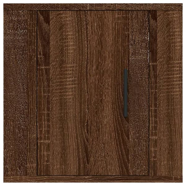 vidaXL Vegghengt TV-benk brun eik 40x34,5x40 cm