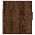 Miniatyrbilde 6 av 11: vidaXL Vegghengt TV-benk brun eik 40x34,5x40 cm