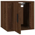 Miniatyrbilde 7 av 11: vidaXL Vegghengt TV-benk brun eik 40x34,5x40 cm