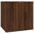 Miniatyrbilde 1 av 11: vidaXL Vegghengt TV-benk brun eik 40x34,5x40 cm