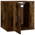 Miniatyrbilde 7 av 11: vidaXL Vegghengt TV-benk røkt eik 40x34,5x40 cm