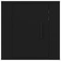 Miniatyrbilde 6 av 11: vidaXL Vegghengte TV-benker 2 stk svart 40x34,5x40 cm