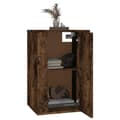 Miniatyrbilde 3 av 11: vidaXL Vegghengte TV-benker 2 stk røkt eik 40x34,5x60 cm