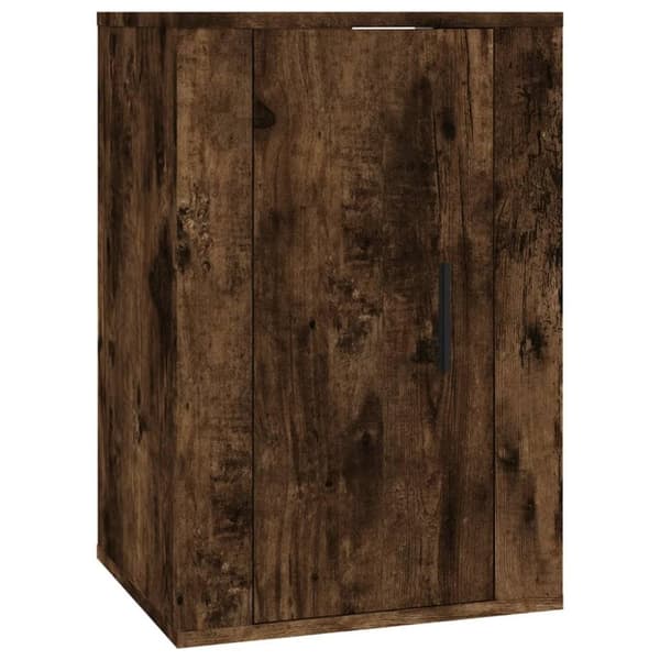vidaXL Vegghengte TV-benker 2 stk røkt eik 40x34,5x60 cm