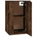 Miniatyrbilde 8 av 11: vidaXL Vegghengte TV-benker 2 stk røkt eik 40x34,5x60 cm