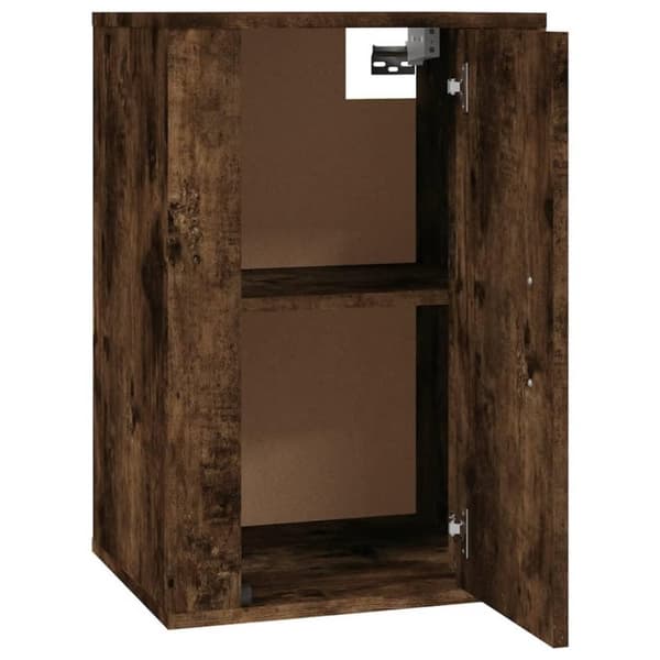 vidaXL Vegghengte TV-benker 2 stk røkt eik 40x34,5x60 cm