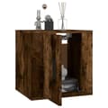 Miniatyrbilde 3 av 11: vidaXL Vegghengte TV-benker 2 stk røkt eik 40x34,5x40 cm