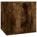 Miniatyrbilde 5 av 11: vidaXL Vegghengte TV-benker 2 stk røkt eik 40x34,5x40 cm