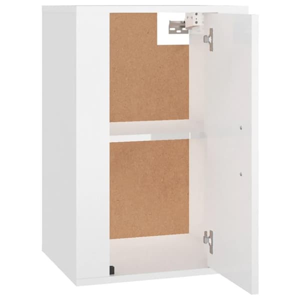 vidaXL Väggmonterade tv-skåp 2 st vit högglans 40x34,5x60cm