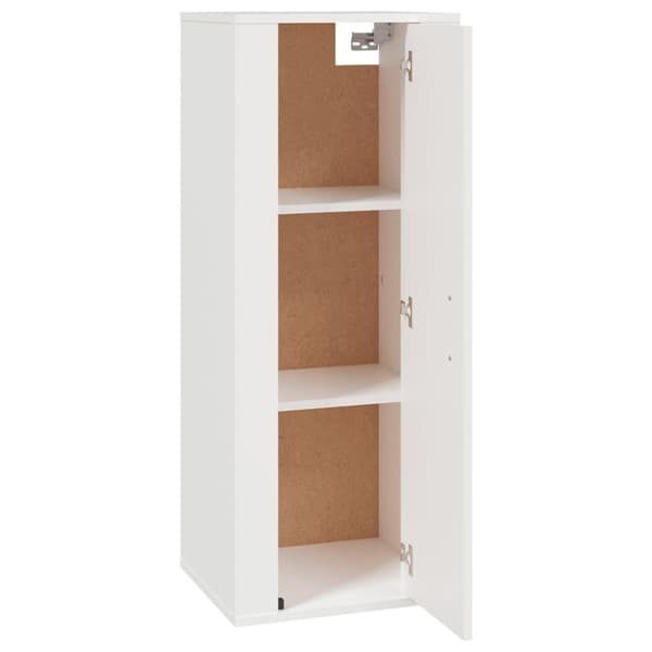 vidaXL Vegghengt TV-benk hvit 40x34,5x100 cm