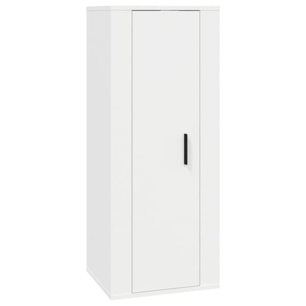 vidaXL Vegghengt TV-benk hvit 40x34,5x100 cm