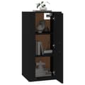 Miniatyrbilde 3 av 11: vidaXL Vegghengt TV-benk sort 40x34,5x80 cm