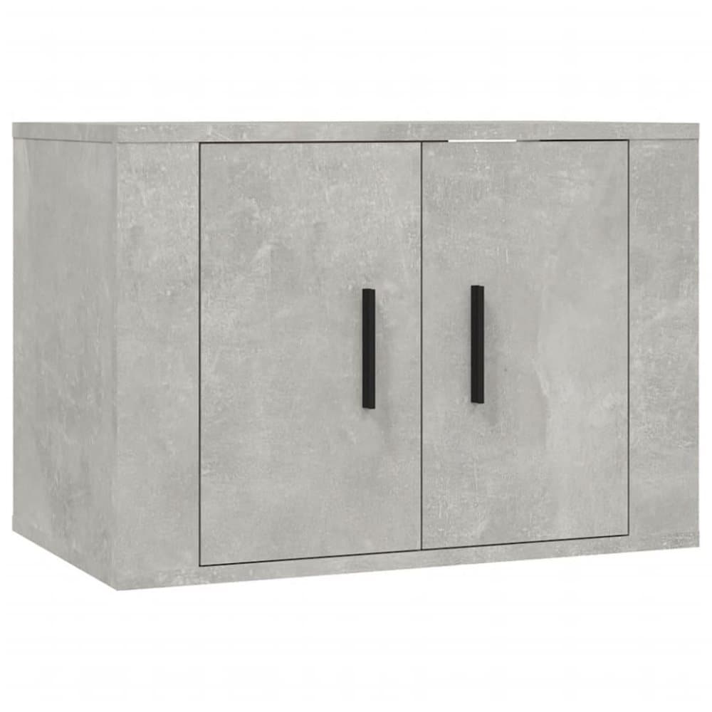 vidaXL Väggmonterat tv-bänk betonggrå 57x34,5x40 cm