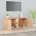 Miniatyrbilde 3 av 10: vidaXL Tv-bänk 80x35x40,5 cm massiv furu