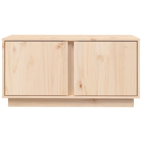 vidaXL Tv-bänk 80x35x40,5 cm massiv furu