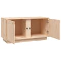 Miniatyrbilde 7 av 10: vidaXL Tv-bänk 80x35x40,5 cm massiv furu