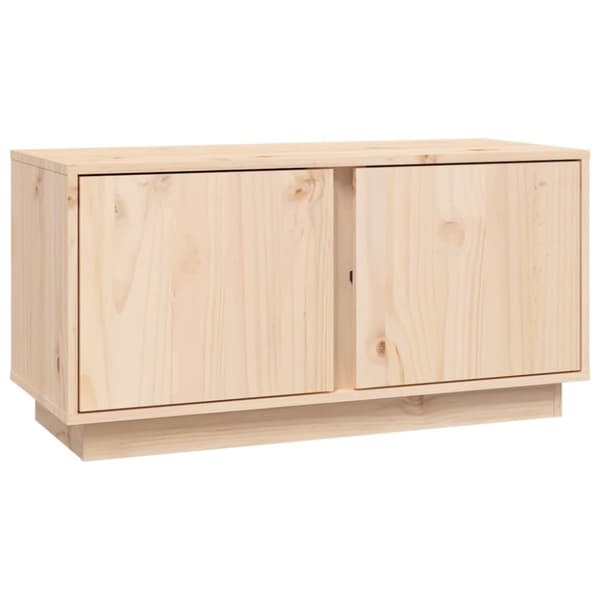 vidaXL Tv-bänk 80x35x40,5 cm massiv furu