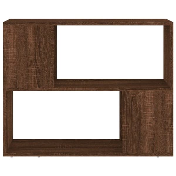 vidaXL bogreol/rumdeler 80x24x63 cm brun egetræsfarve