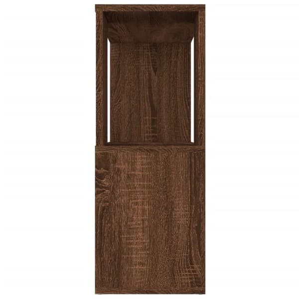 vidaXL bogreol/rumdeler 80x24x63 cm brun egetræsfarve