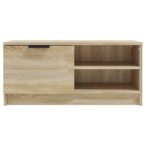 vidaXL Tv-bänk sonoma-ek 80x35x36,5 cm konstruerat trä